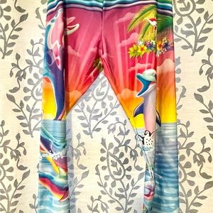 Women’s 2X Rage On brand Lisa Frank leggings. NWOT.